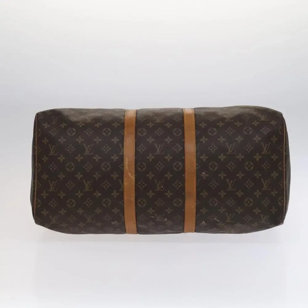 LOUIS VUITTON Monogram Keepall 55 Boston Bag M41424